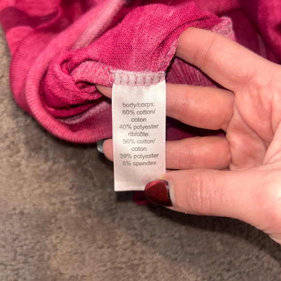 Maurices Pink Striped Scoop Neck Sweater | Lightweight Layering Knit | XS - Picture 10 of 10